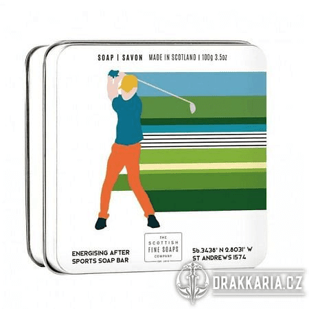 GOLF SCOTTISH FINE SOAPS MÝDLO V PLECHU 100G