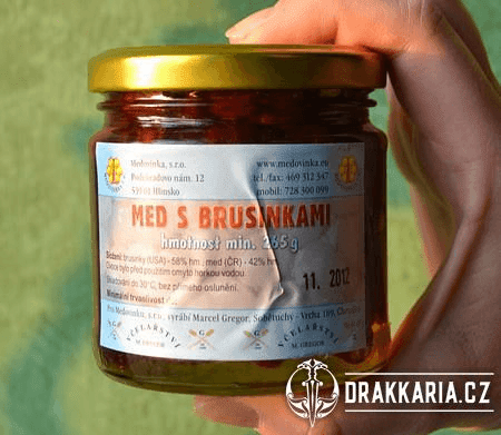 MED S BRUSINKAMI, 200 ML, 265 G