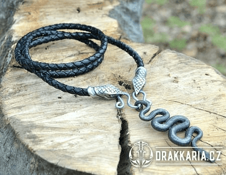 BLACK SNAKE, KOVANÝ HAD, KOŽENÉ BOLO