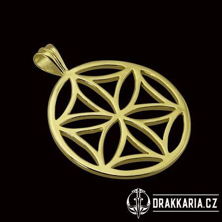 SVARGA, SLOVANSKÝ AMULET, 14K ZLATO