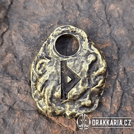 THURISAZ - RUNOVÝ AMULET, STAROMOSAZ