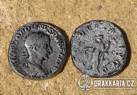GORDIANUS III., 238-244, SESTERCIUS, REPLIKA ŘÍMSKÉ MINCE