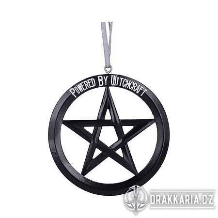 WICCA - PENTAGRAM VÁNOČNÍ OZDOBA 7CM