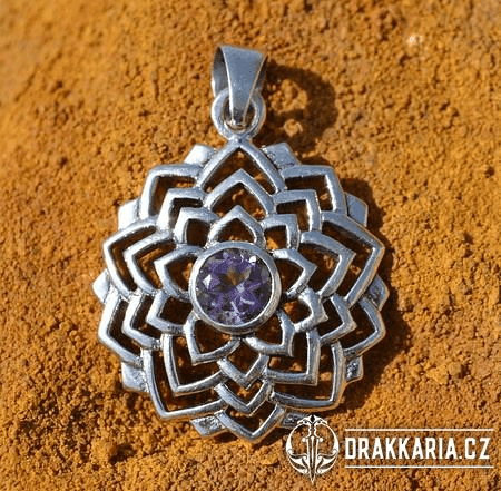 SAHASRARA, SEDMÁ ČAKRA, PŘÍVĚSEK, AG 925