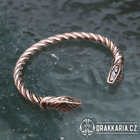 JÖRMUNGANDR, VIKINGSKÝ HAD, NÁRAMEK, BRONZ