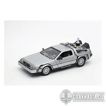 NÁVRAT DO BUDOUCNOSTI BACK TO THE FUTURE II DIECAST MODEL 1/24 ´81 DELOREAN LK COUPE FLY WHEEL