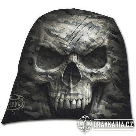 ČEPICE CAMO-SKULL SPIRAL DIRECT