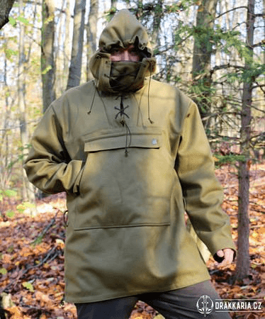 ANORAK PRO BUSHCRAFT VLNĚNÝ, SYSTÉM PERUNIKA