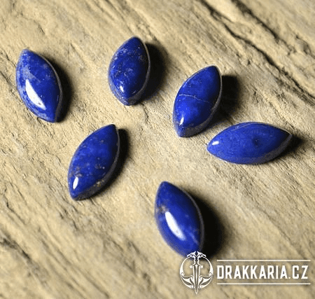 LAPIS LAZULI, FACETOVANÝ, MARKÝZA, 10 X 5 MM