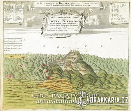 BLOKS BERGS, HISTORICKÁ MAPA, FAKSIMILE