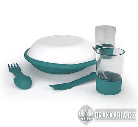 Jídelní Set SILVA Dine Duo Kit tyrkys - drakkaria.cz