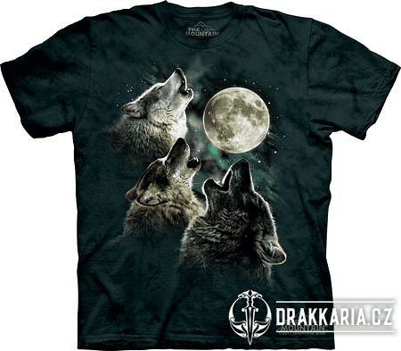 VYTÍ VLKŮ - THREE WOLF MOON, THE MOUNTAIN, TRIČKO S VLKEM