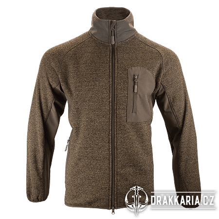 MIKINA WEARDALE KNITTED JACKET BROWN