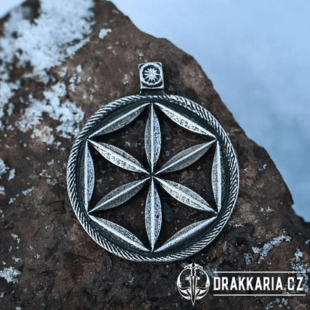 SVARGA - PERUNIKA, SLOVANSKÝ AMULET, CÍN