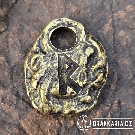 RAIDHO - RUNOVÝ AMULET, STAROMOSAZ