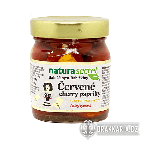 ČERVENÉ PAPRIČKY SE SÝREM 300 G – NATURA SECRET BABIČČINY