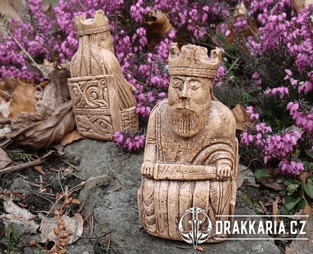 KRÁL, ŠACHOVÁ FIGURKA LEWIS CHESS, SKOTSKO