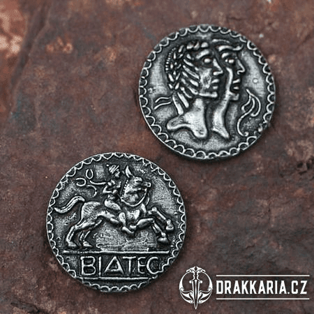 MINCE BIATEC, KELTSKÁ TETRADRACHMA