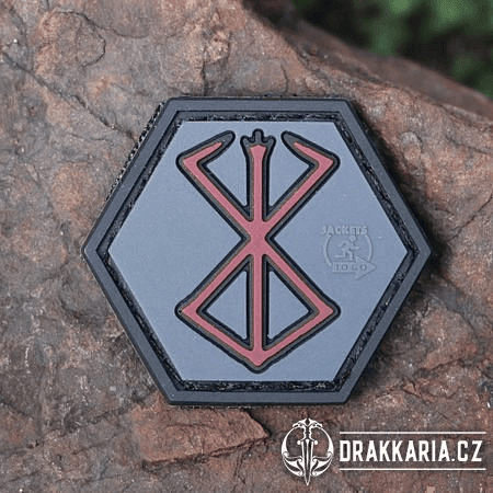 BERSERKER RUNE NÁŠIVKA 3D PVC