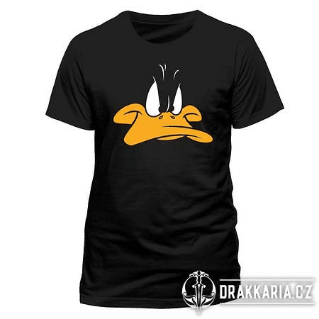 LOONEY TUNES - DAFFY, ČERNÉ UNISEX TRIČKO