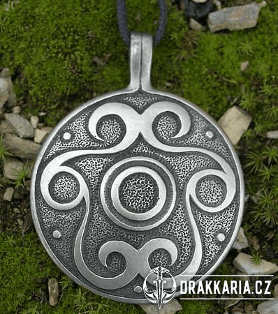 VOLUTOVÝ AMULET - VELKÝ