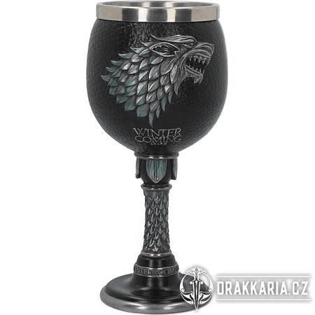 POHÁR WINTER IS COMING GOBLET, GAME OF THRONES