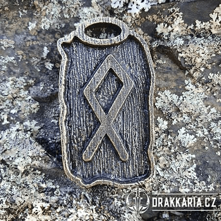 OTHILA - RUNA AMULET, ZINEK STAROMOSAZ