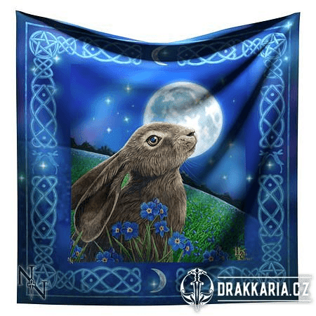 UBRUS, ALTAR CLOTH MOON GAZING HARE