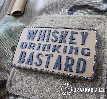 WHISKEY DRINKING BASTARD PATCH, COYOTE NÁŠIVKA