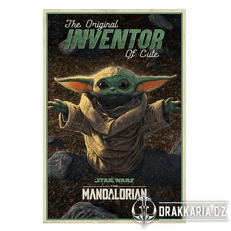 PLAKÁT STAR WARS: MANDALORIAN - INVENTOR OF CUTE