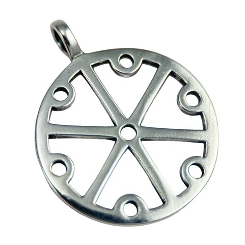 GROMOVITI, HROMOVÉ SYMBOLY, SLOVANSKÝ STŘÍBRNÝ PŘÍVĚSEK, AG 925