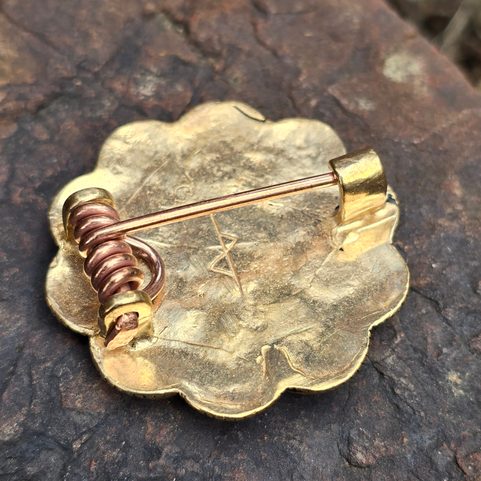 MEROVEJSKÁ RŮŽICOVÁ BROŽ, BRONZ