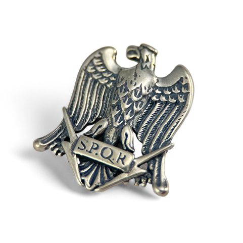 AQUILA, ŘÍMSKÁ ORLICE S.P.Q.R., STŘÍBRNÝ PŘÍVĚSEK, AG 925