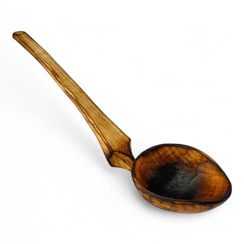 BETULA, VYŘEZÁVANÁ LŽIČKA, OPÁLENÁ