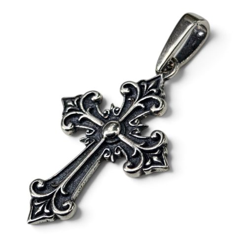 SILVER PENDANT, MUSKETEER CROSS, 925 STERLING SILVER