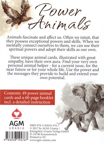 TAROTOVÉ KARTY, POWER ANIMAL CARDS GB