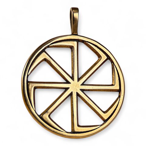 KOLOVRAT, BRONZOVÝ AMULET