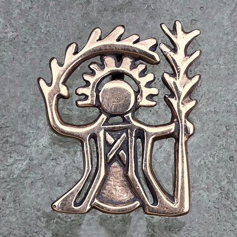 AKKA, SÁMSKÁ BOHYNĚ PLODNOSTI, PŘÍVĚŠEK BRONZ