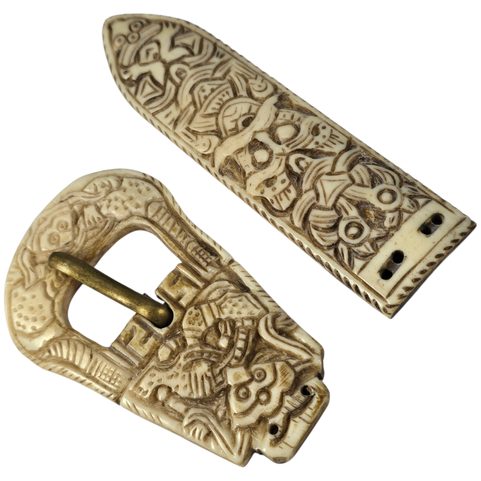 VIKINGSKÁ SADA NA OPASEK BORRE - RUČNĚ RYTÁ