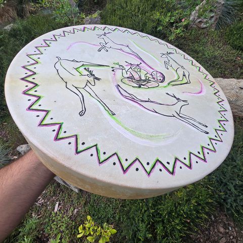 SÁMSKÝ ŠAMAN, ŠAMANSKÝ BUBEN 40CM