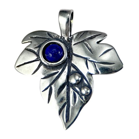 LIST - BŘEČŤAN, STŘÍBRNÝ PŘÍVĚSEK, AG 925 LAPIS