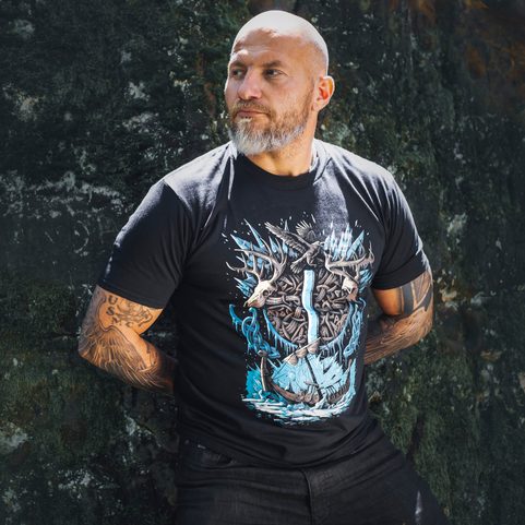 ISAZ, EDICE FUTHARK, TRIČKO BAREVNÉ PÁNSKÉ