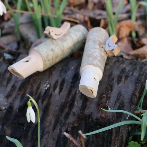 PÍŠŤALKA DŘEVĚNÁ, KUKAČKA