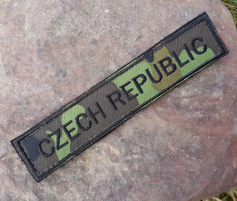 ČESKÁ REPUBLIKA VZ95, NÁŠIVKA ROVNÁ