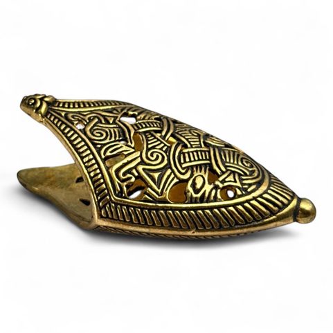 NÁKONČÍ NA VIKINGSKÝ MEČ, JELLING, BRONZ