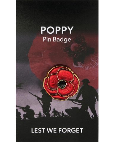 MINI POPPY ENAMEL PIN BADGE