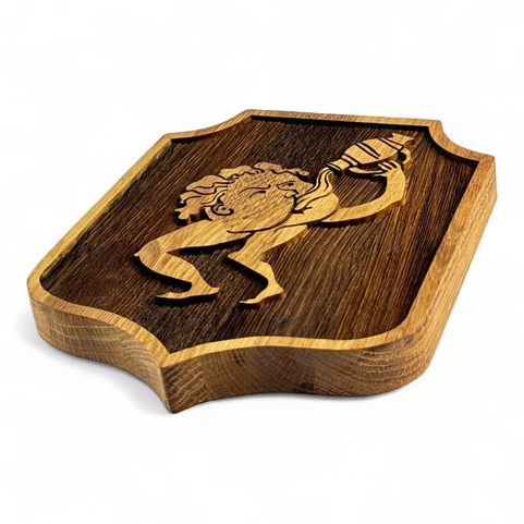 BEZEDNÁ DÍRA, DŘEVĚNÝ ŠTÍT NA STĚNU, KINGDOM COME: DELIVERANCE 2, MALÁ