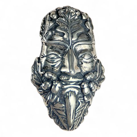 ZELENÝ MUŽ, DUBOVÝ, STŘÍBRNÝ PŘÍVĚSEK, AG 925 10G