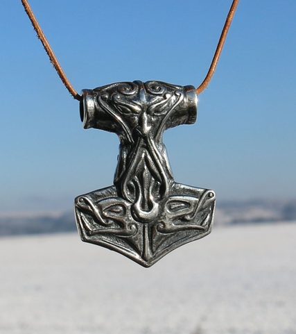 TÓR, THOROVO KLADIVO, STŘÍBRNÝ PŘÍVĚSEK, AG 925, 25 G