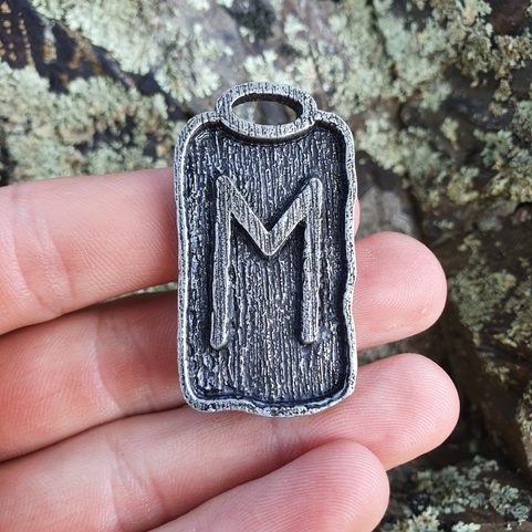 EHWAZ, RUNOVÝ AMULET ZINEK
